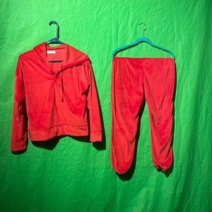 Red Jump Suit